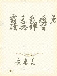 霸天武魂免费阅读无弹窗