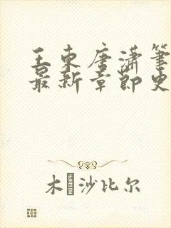 王东唐潇笔趣阁最新章节更新