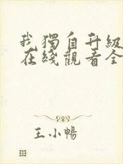 我独自升级动漫在线观看全集免费播放