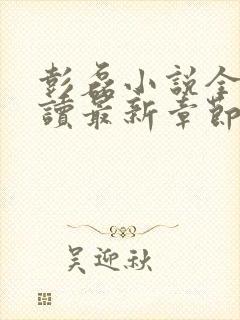 彭磊小说全文阅读最新章节更新时间