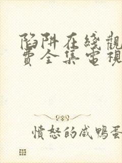 陷阱在线观看免费全集电视剧完整