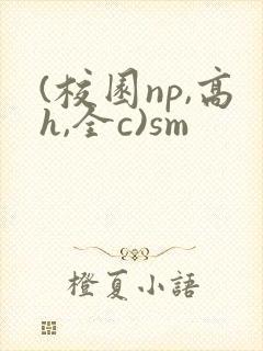 (校园np,高h,全c)sm封面