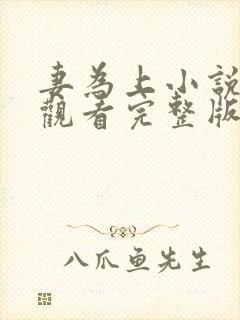 妻为上小说免费观看完整版笔趣阁