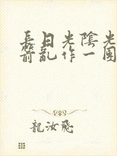 长日光阴光阴似箭乱作一团笔趣阁