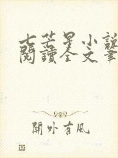 七芒星小说免费阅读全文笔趣阁