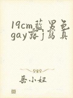 19cm蓝男色gay露j写真封面