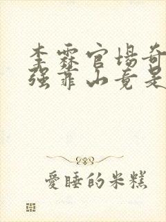 李霖官场奇才最强靠山竟是我自己封面