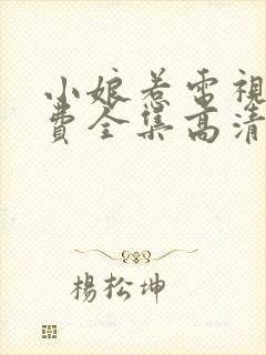 小娘惹电视剧免费全集高清