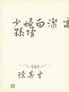 少妇白洁 高义 孙倩封面