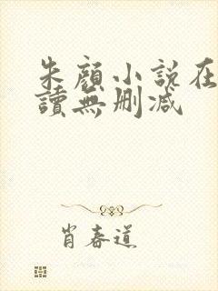 朱颜小说在线阅读无删减