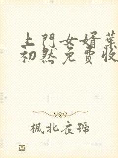 上门女婿叶辰萧初然免费收听小说