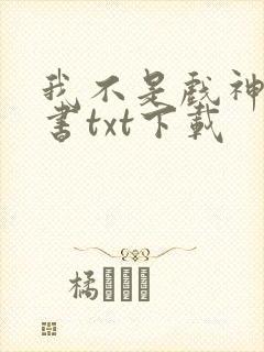 我不是戏神电子书txt下载封面
