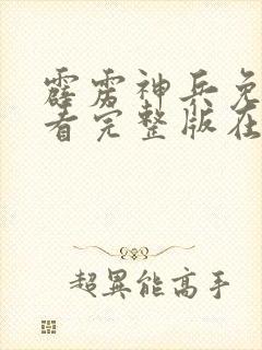 霹雳神兵免费观看完整版在线全集封面