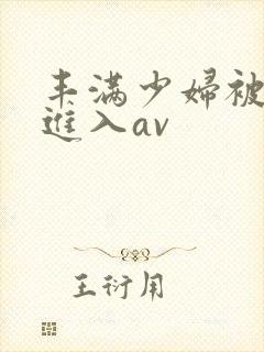 丰满少妇被猛烈进入av封面