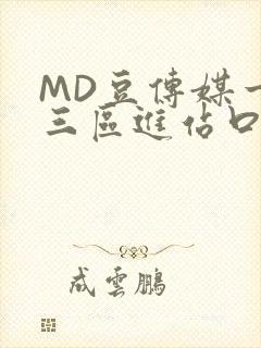 MD豆传媒一二三区进站口在线