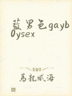 蓝男色gayb0ysex封面
