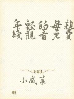 年轻的母亲2在线观看免费封面