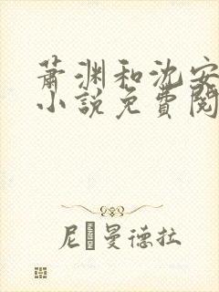 萧渊和沈安安的小说免费阅读