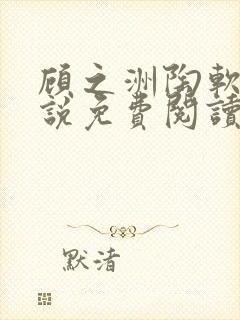 顾之洲陶软的小说免费阅读笔趣