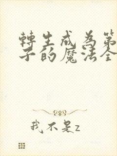 转生成为第七王子的魔法全解