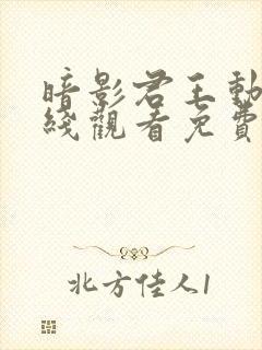 暗影君王动漫在线观看免费