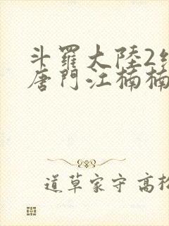 斗罗大陆2绝世唐门江楠楠