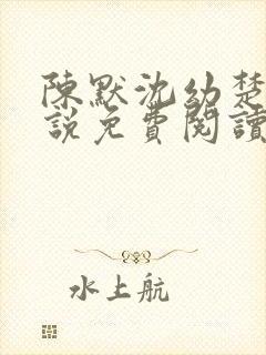 陈默沈幼楚的小说免费阅读