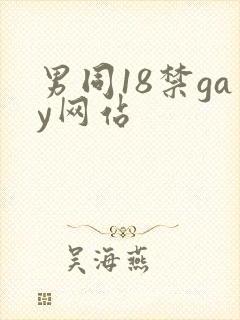 男同18禁gay网站封面
