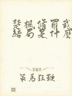 楚枫修罗武神大结局是什么