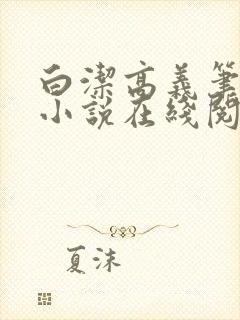 白洁高义笔趣阁小说在线阅读封面