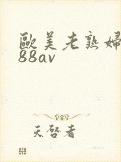 欧美老熟妇8888av