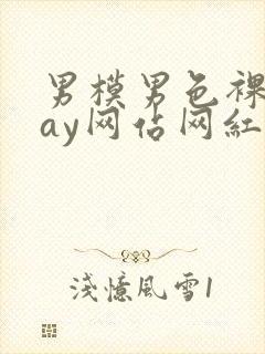 男模男色裸体gay网站网红