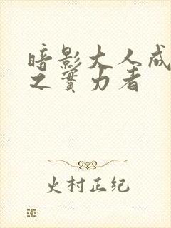 暗影大人成为影之实力者