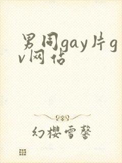 男同gay片gv网站