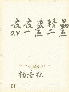 夜夜爽精品人妻av一区二区三区