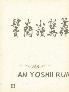 肆火小说笔趣免费阅读无弹窗