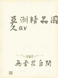 亚洲精品国产久久av