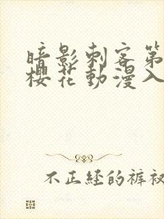 暗影刺客第四季樱花动漫入口