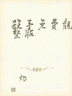 杀手免费观看完整版封面