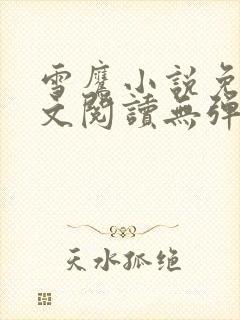 雪鹰小说免费全文阅读无弹窗