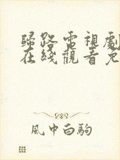 归路电视剧全集在线观看免费高清封面