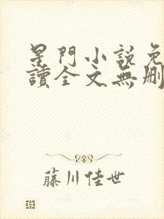 星门小说免费阅读全文无删减封面