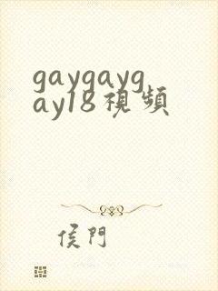 gaygaygay18视频