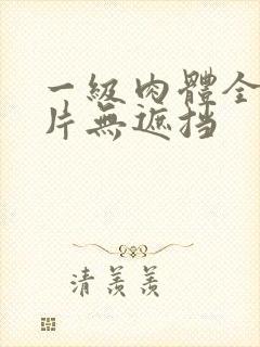 一级肉体全黄裸片无遮挡