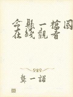 命悬一枪国语版在线观看