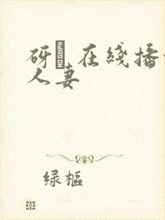 砑� 在线播放人妻