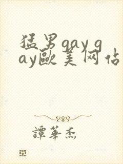 猛男gay gay欧美网站封面