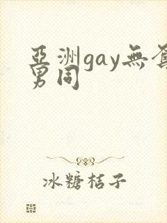 亚洲gay无套男同