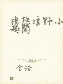 杨悠浪野小说笔趣阁