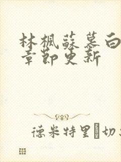 林枫苏慕白最新章节更新